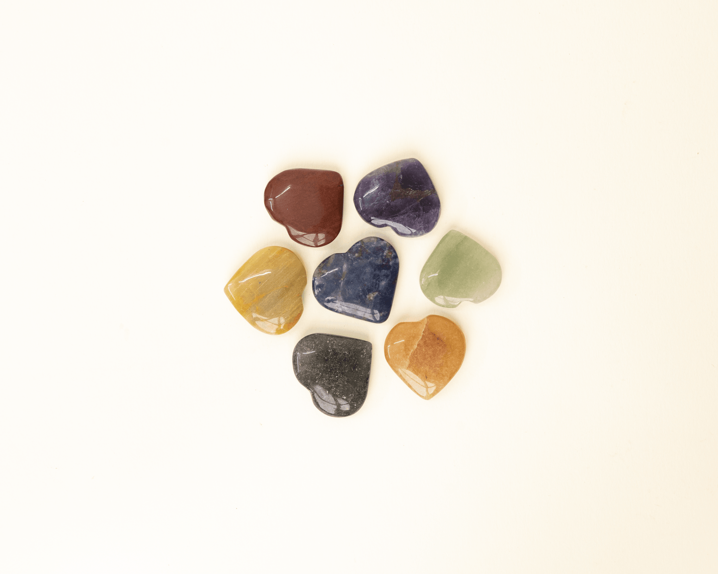 7 Chakra Hearts - Bodh Crystals Ca