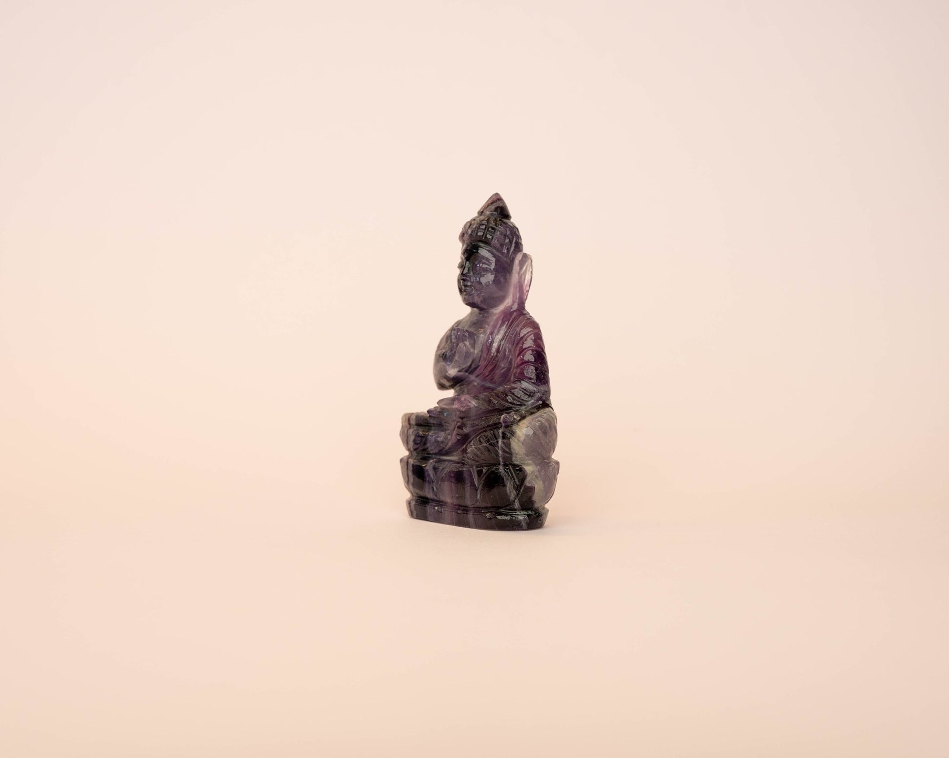Amethyst Buddha 222.5g - Bodh Crystals Ca