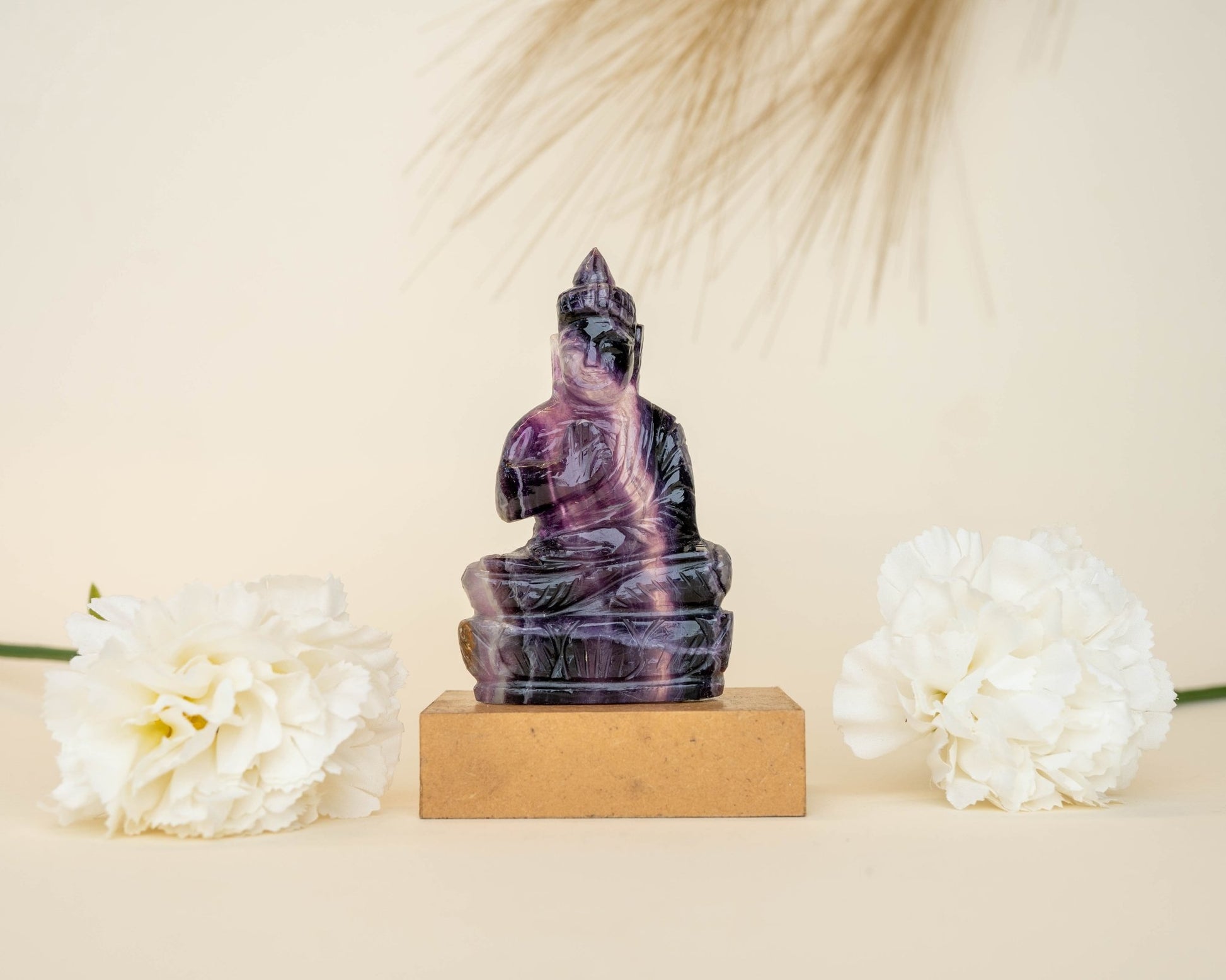 Amethyst Buddha 226.2g - Bodh Crystals Ca