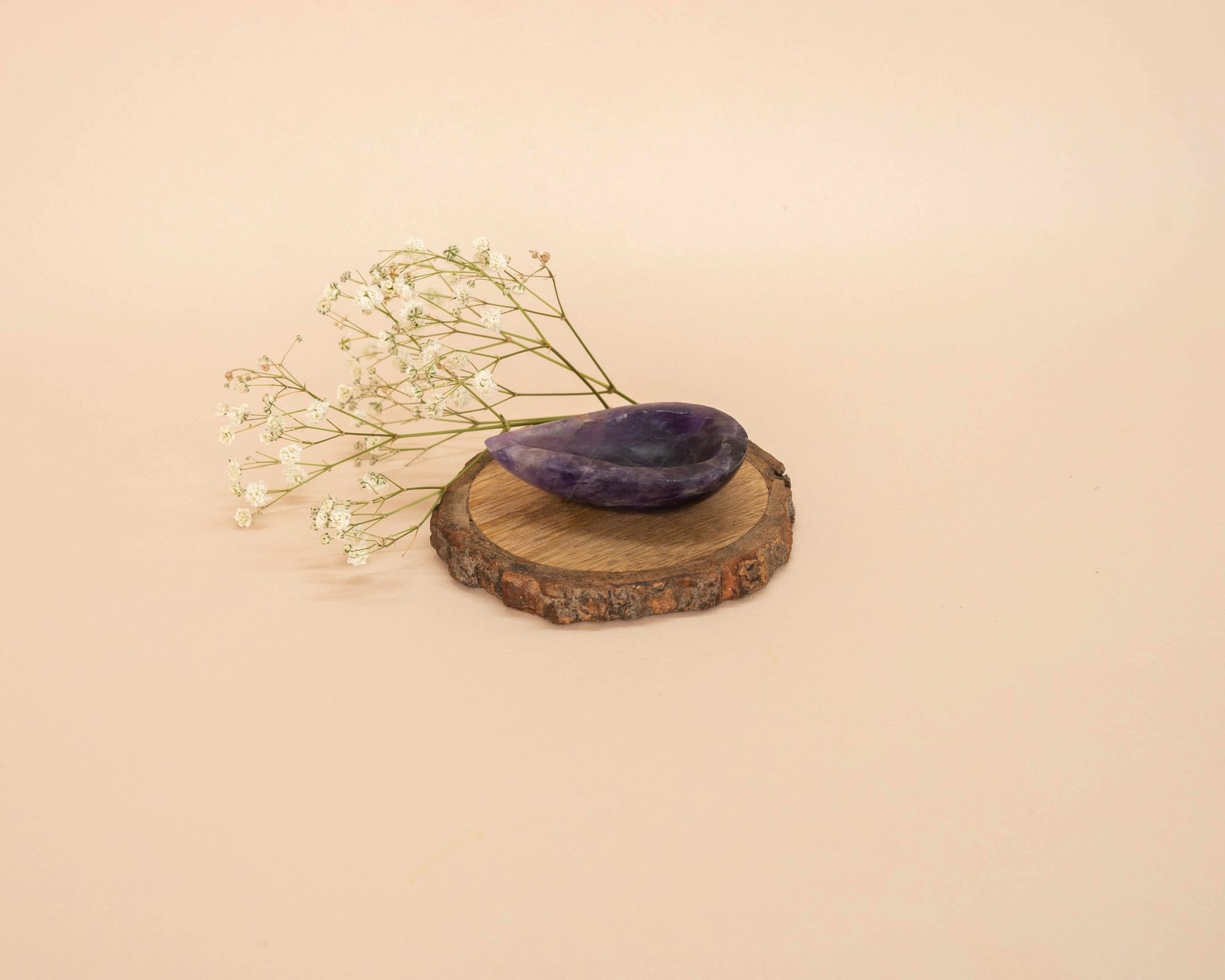 Amethyst Diya - Bodh Crystals Ca