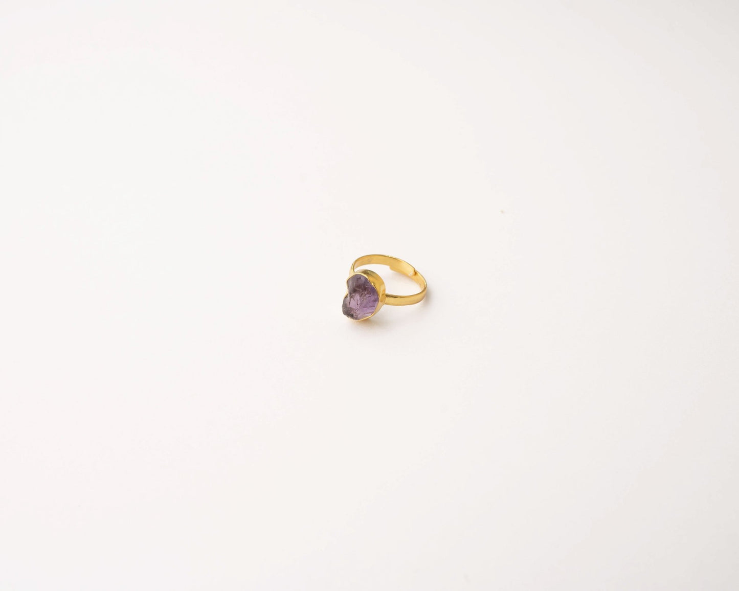 Amethyst Raw Ring - Bodh Crystals Ca