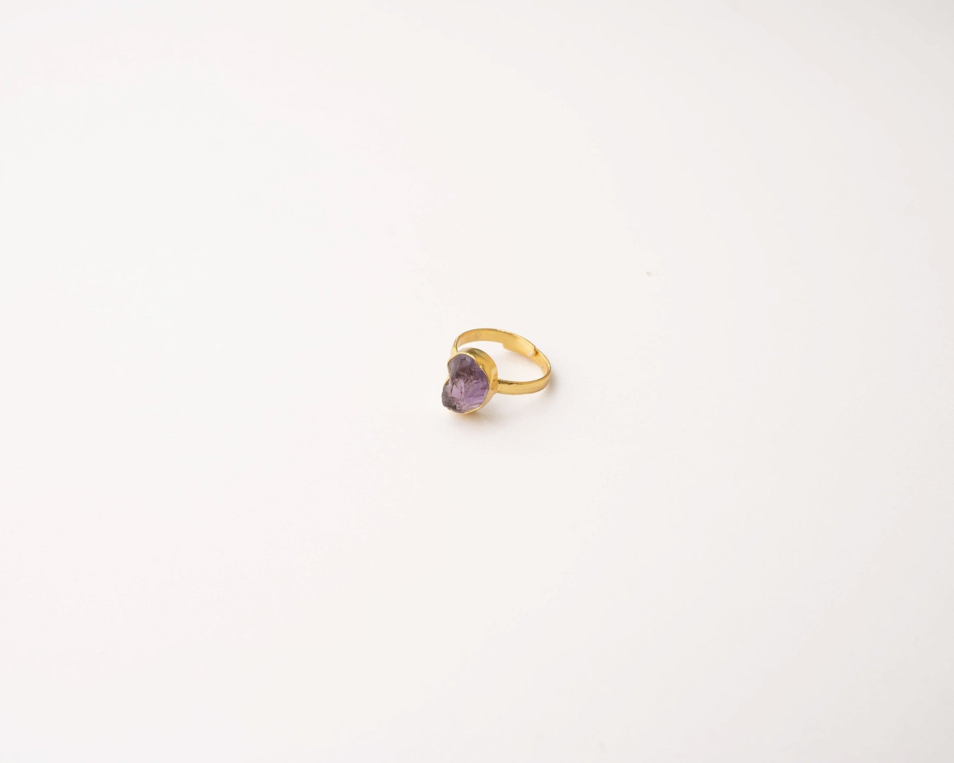 Amethyst Raw Ring - Bodh Crystals Ca