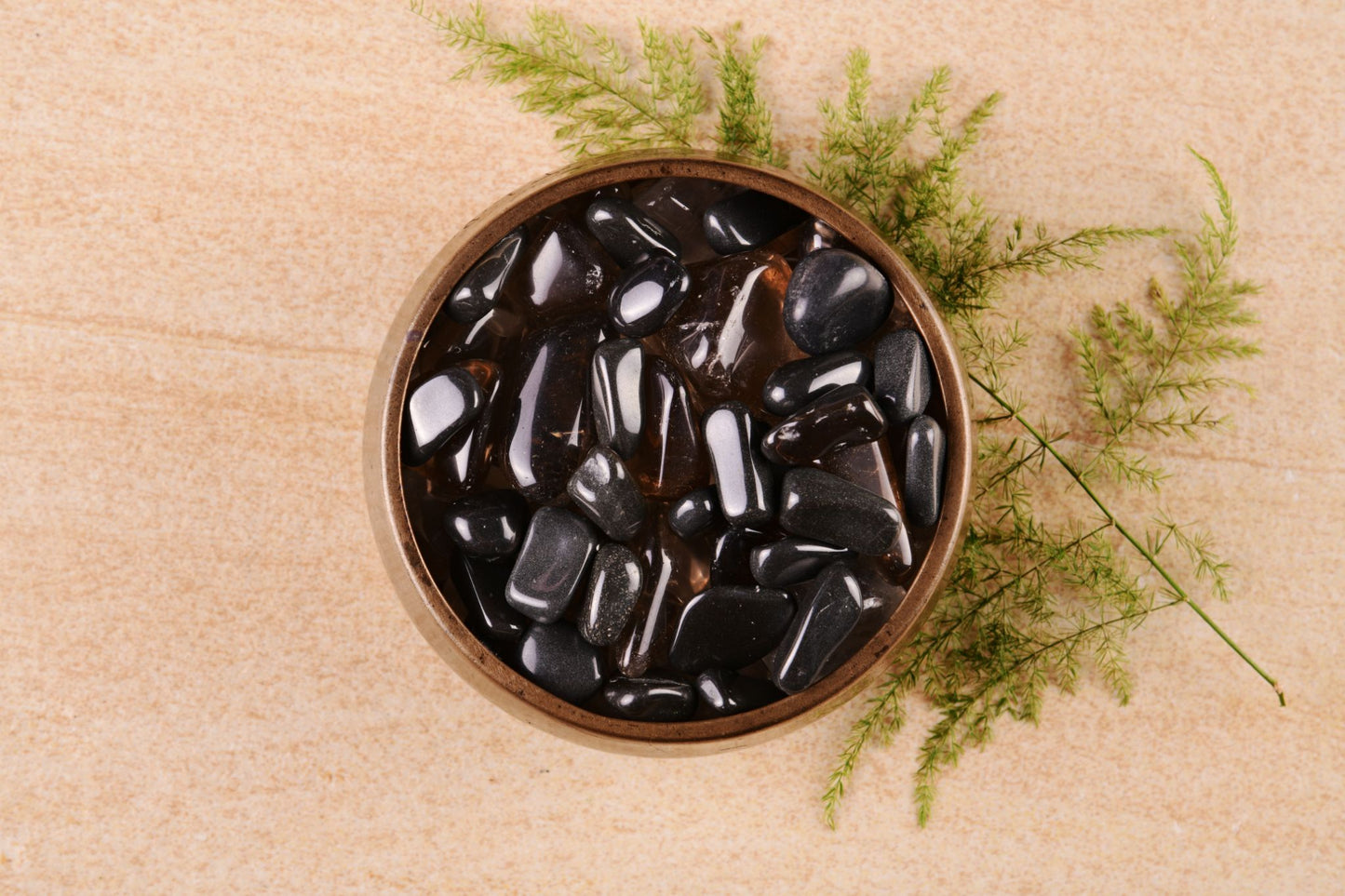 Black Tourmaline Tumble - Bodh Crystal CA