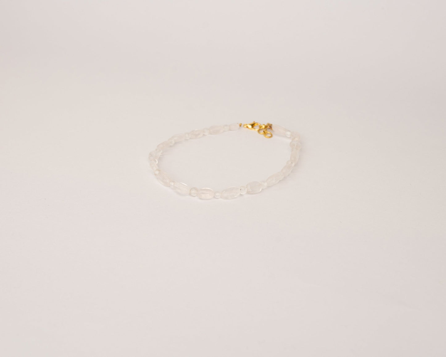 Clear Quartz Anklet - Bodh Crystals Ca