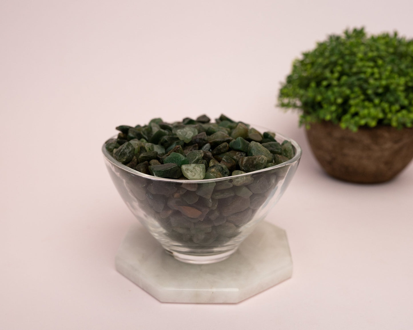Green Aventurine Chips - Bodh Crystal CA
