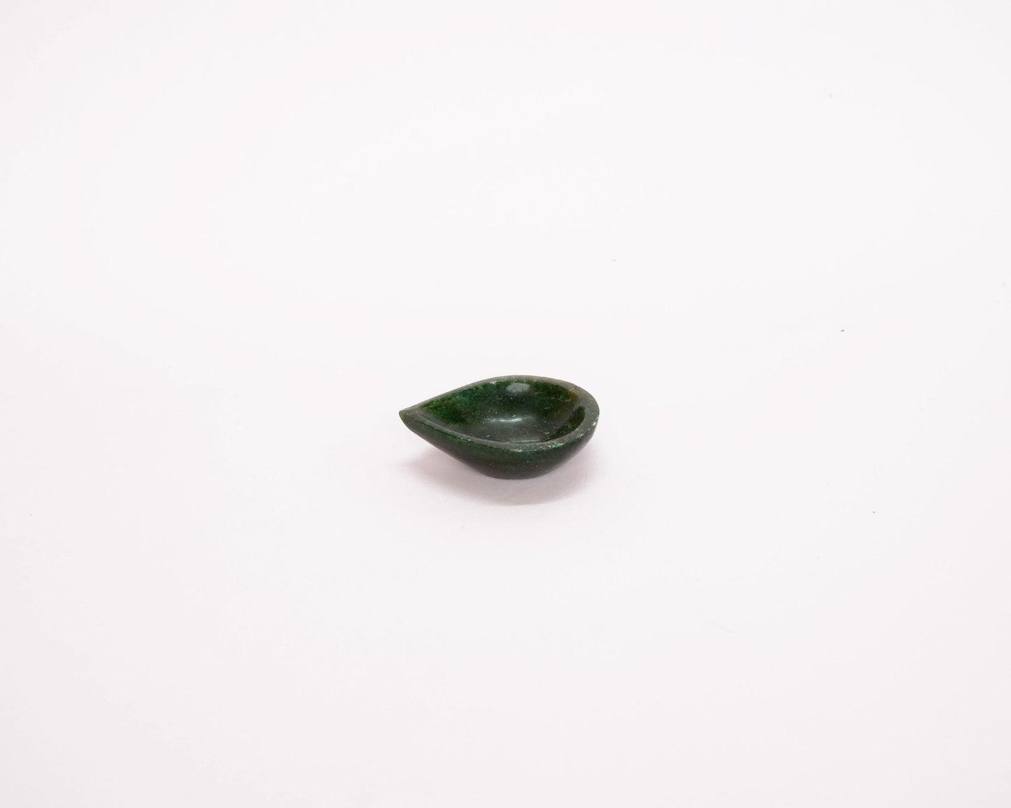 Green Aventurine Diya - Bodh Crystals Ca