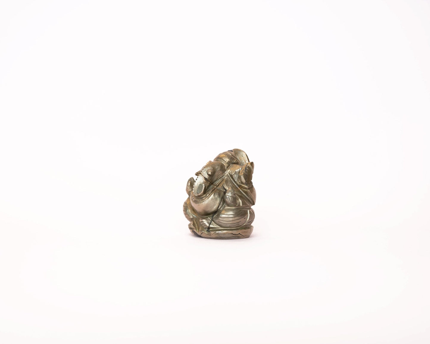 Iron Pyrite Ganpati 357.9g - Bodh Crystals Ca