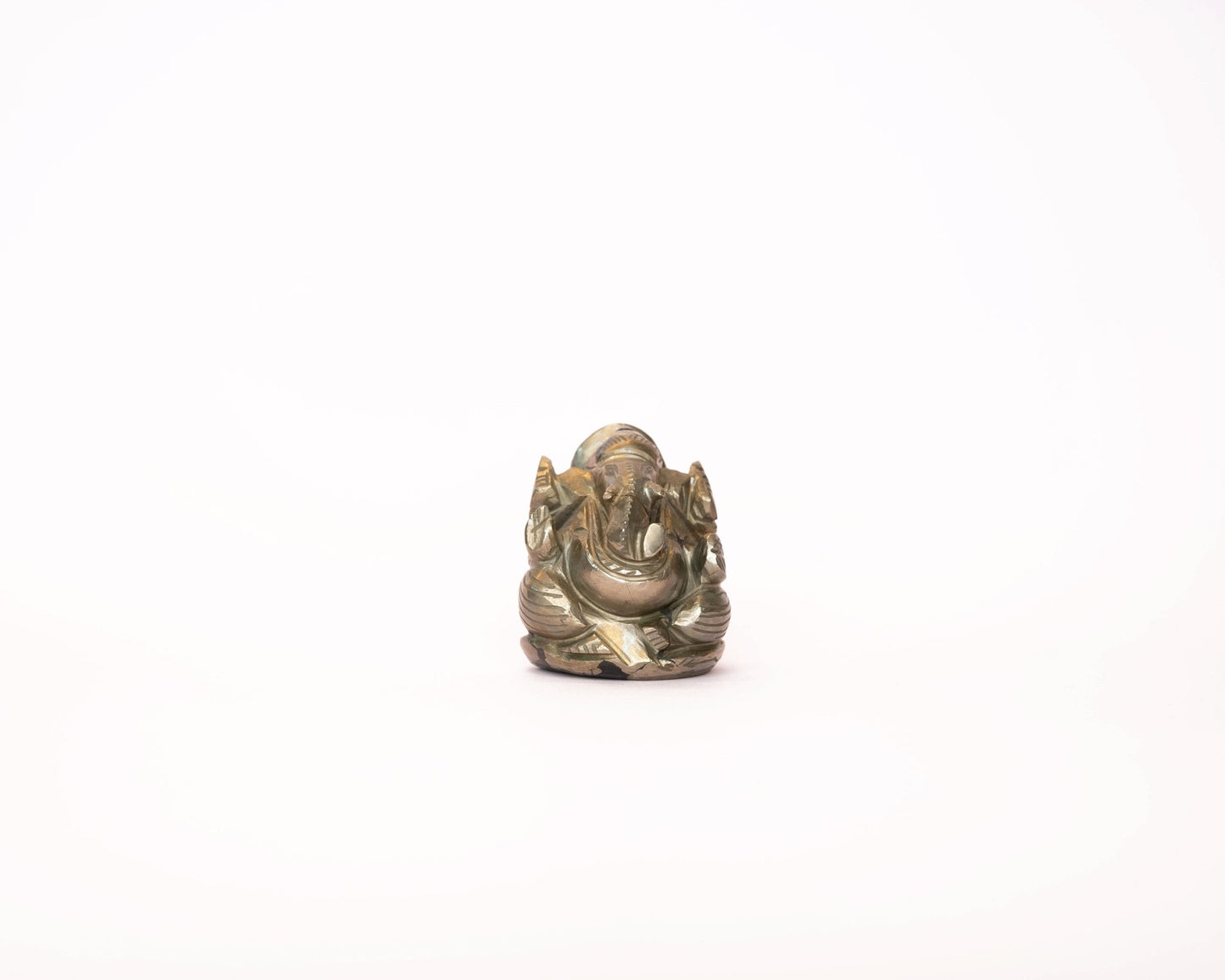 Iron Pyrite Ganpati 357.9g - Bodh Crystals Ca