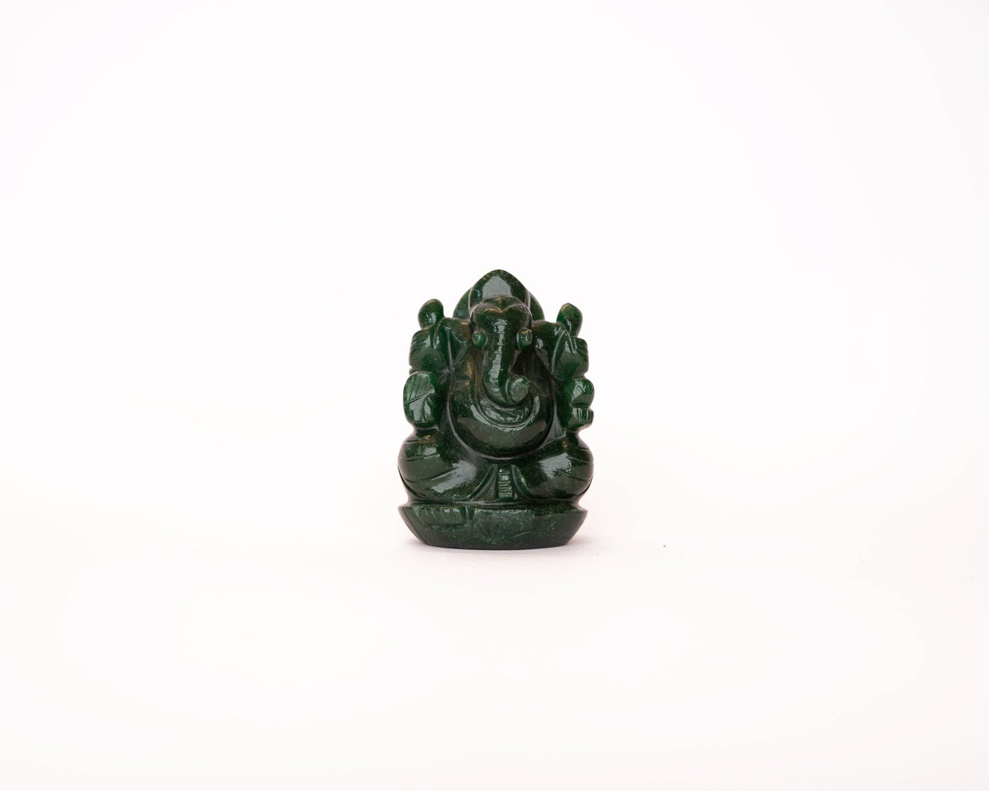 Jade Ganpati 312.4g - Bodh Crystals Ca
