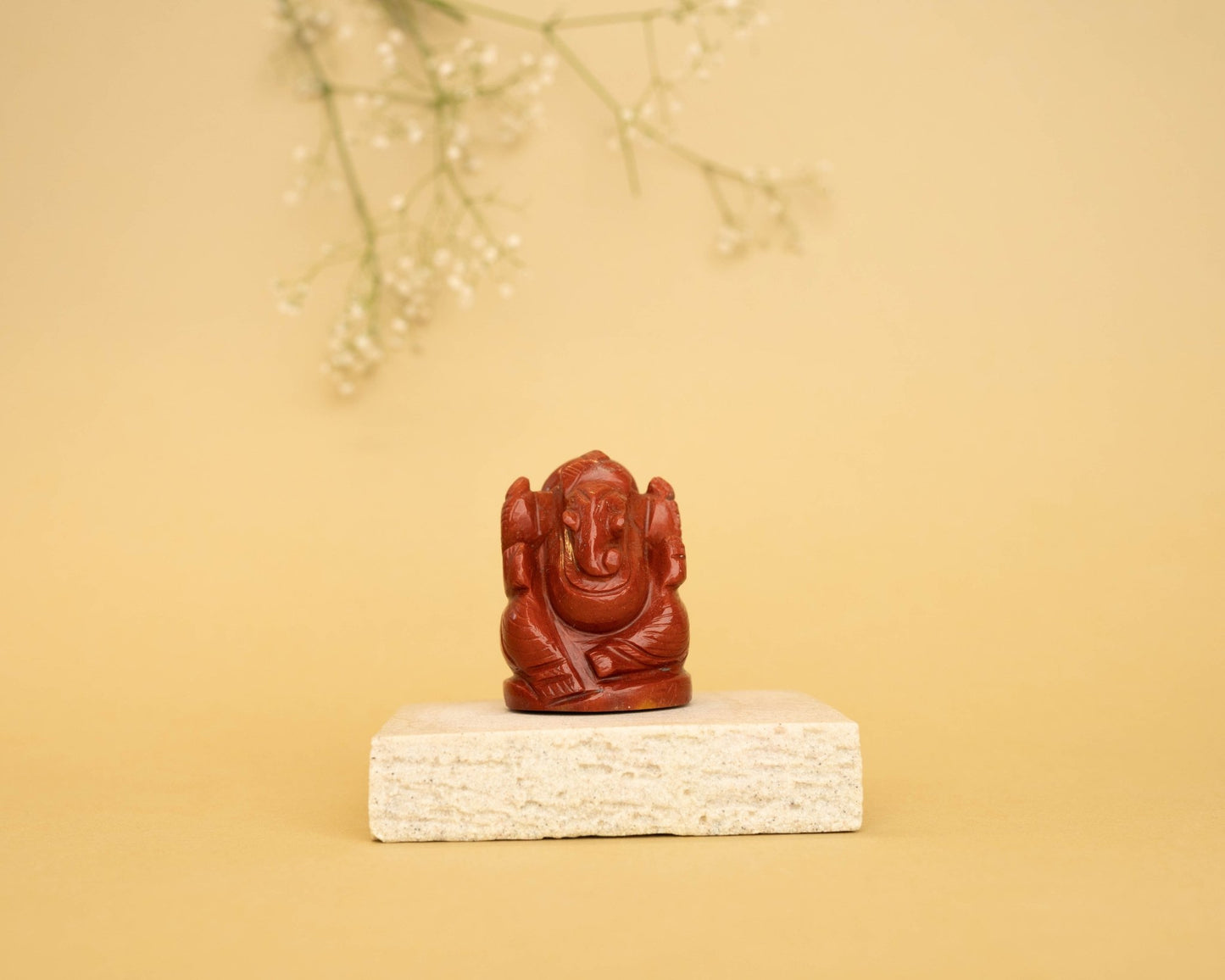Jasper Ganpati 139.7g - Bodh Crystals Ca