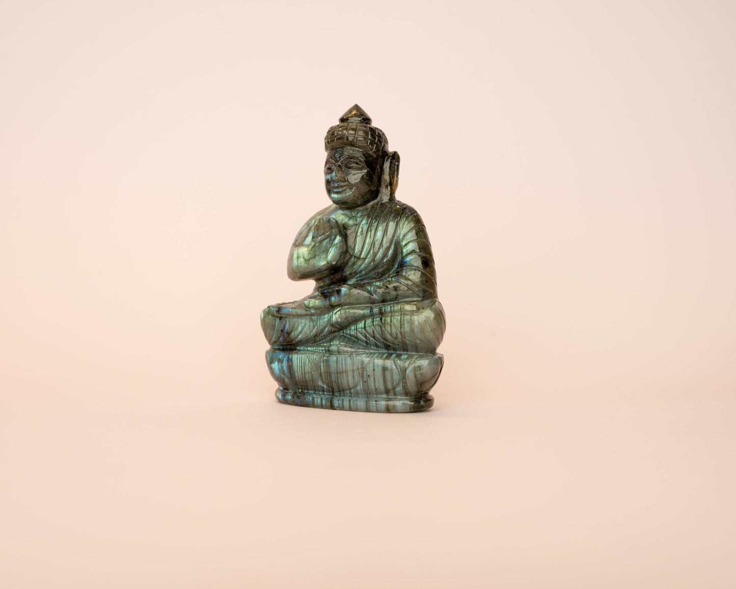 Labradorite Buddha 441.3g - Bodh Crystals Ca