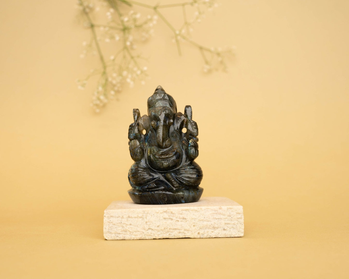 Labradorite Ganpati 292.3g - Bodh Crystals Ca