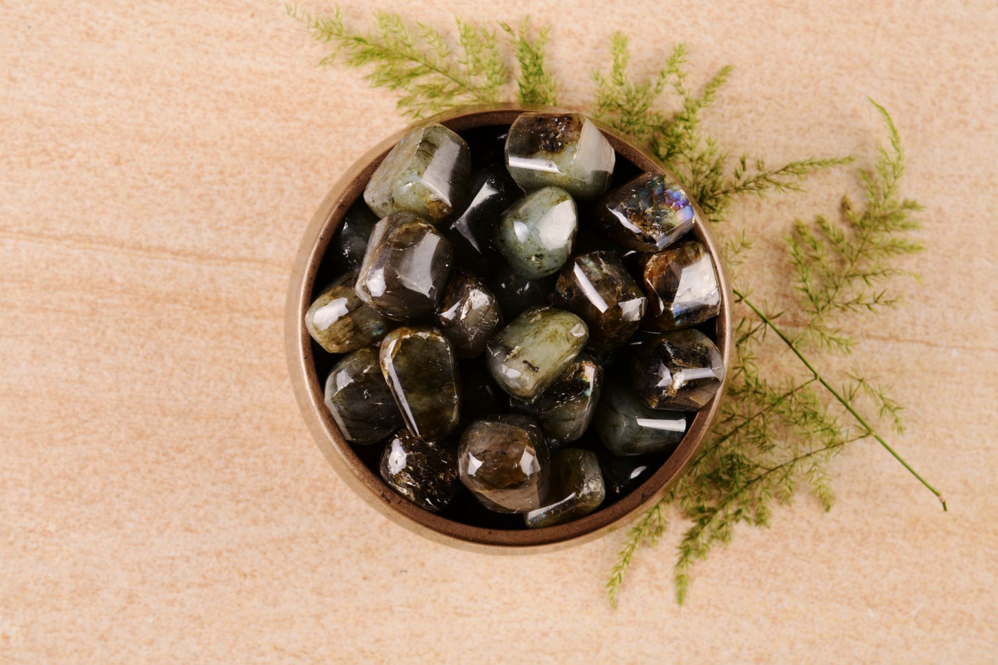 Labradorite Tumble - Bodh Crystal CA
