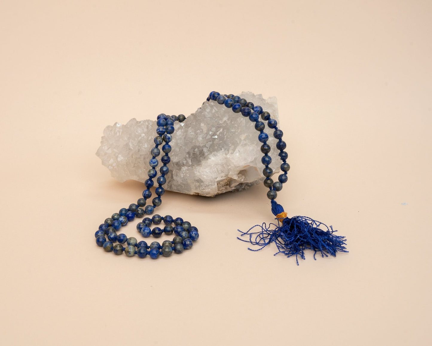 Lapis Lazuli Chanting Mala - Bodh Crystals Ca