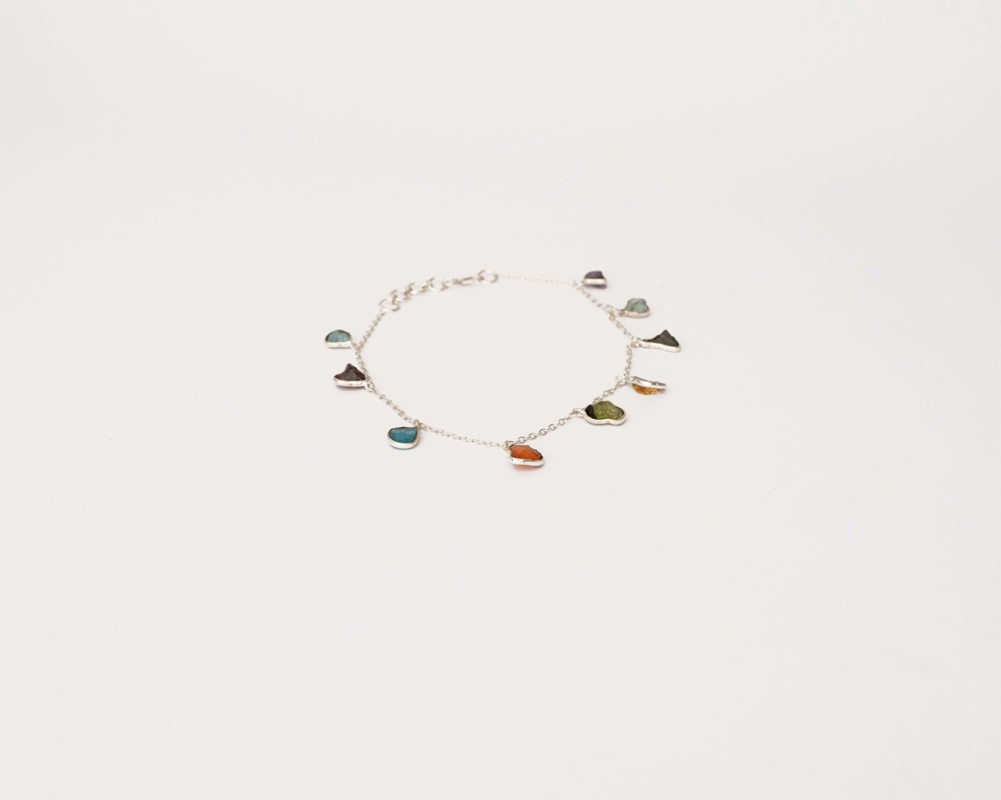 Mix Crystal Anklet - Bodh Crystals Ca