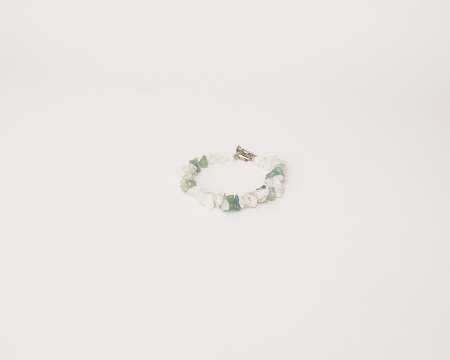 Moonstone & Aquamarine Bracelet - Bodh Crystals Ca