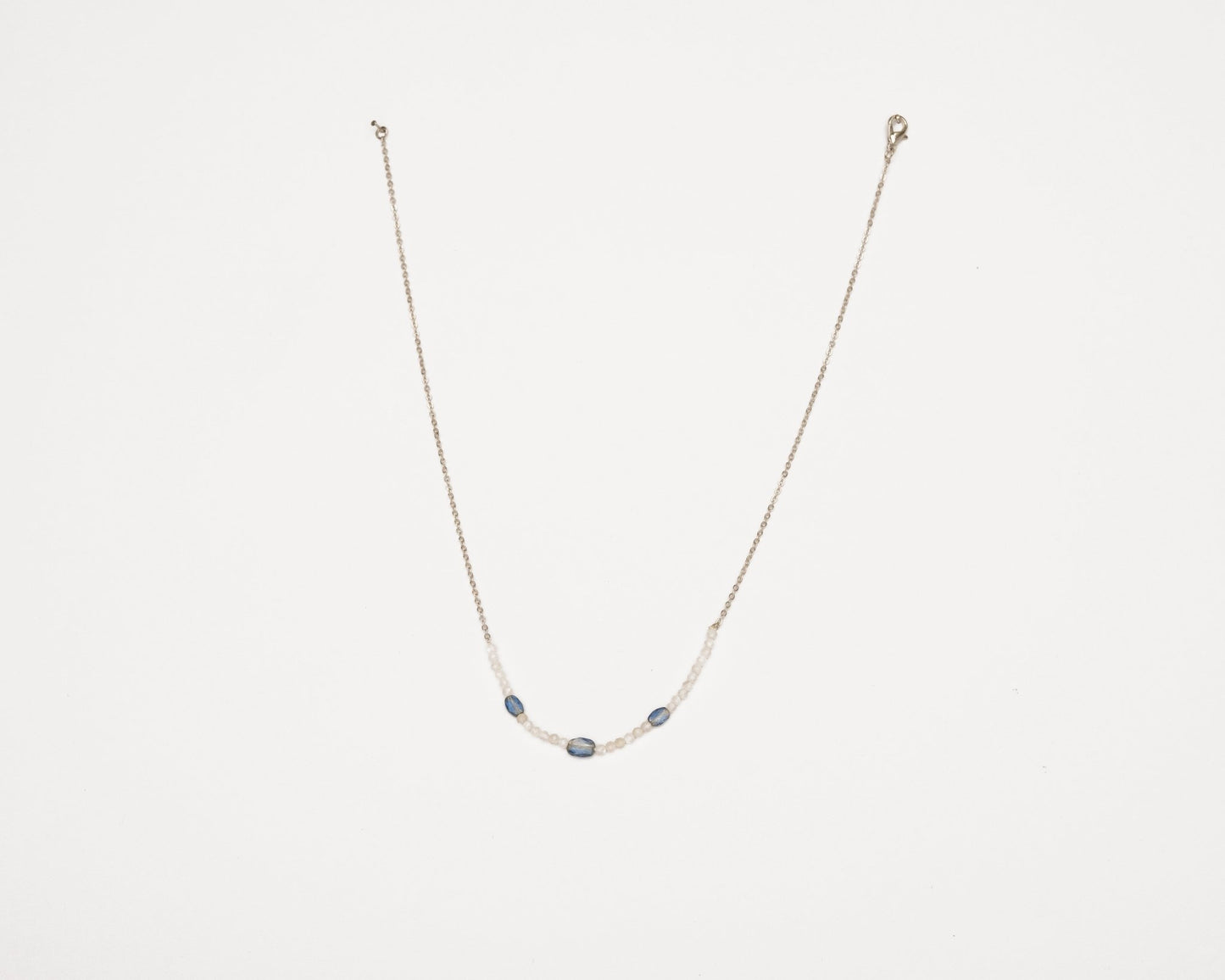 Moonstone & Tanzanite Necklace - Bodh Crystals Ca