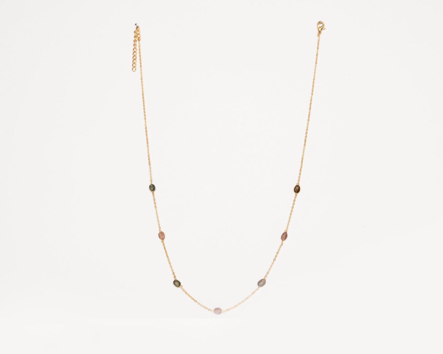 Multi Tourmaline Necklace - Bodh Crystals Ca