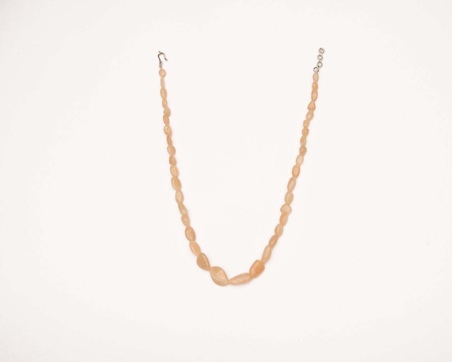 Peach Moonstone Necklace - Bodh Crystals Ca