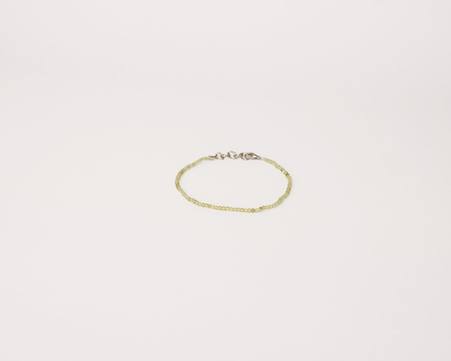Peridot Fine Bracelet - Bodh Crystals Ca