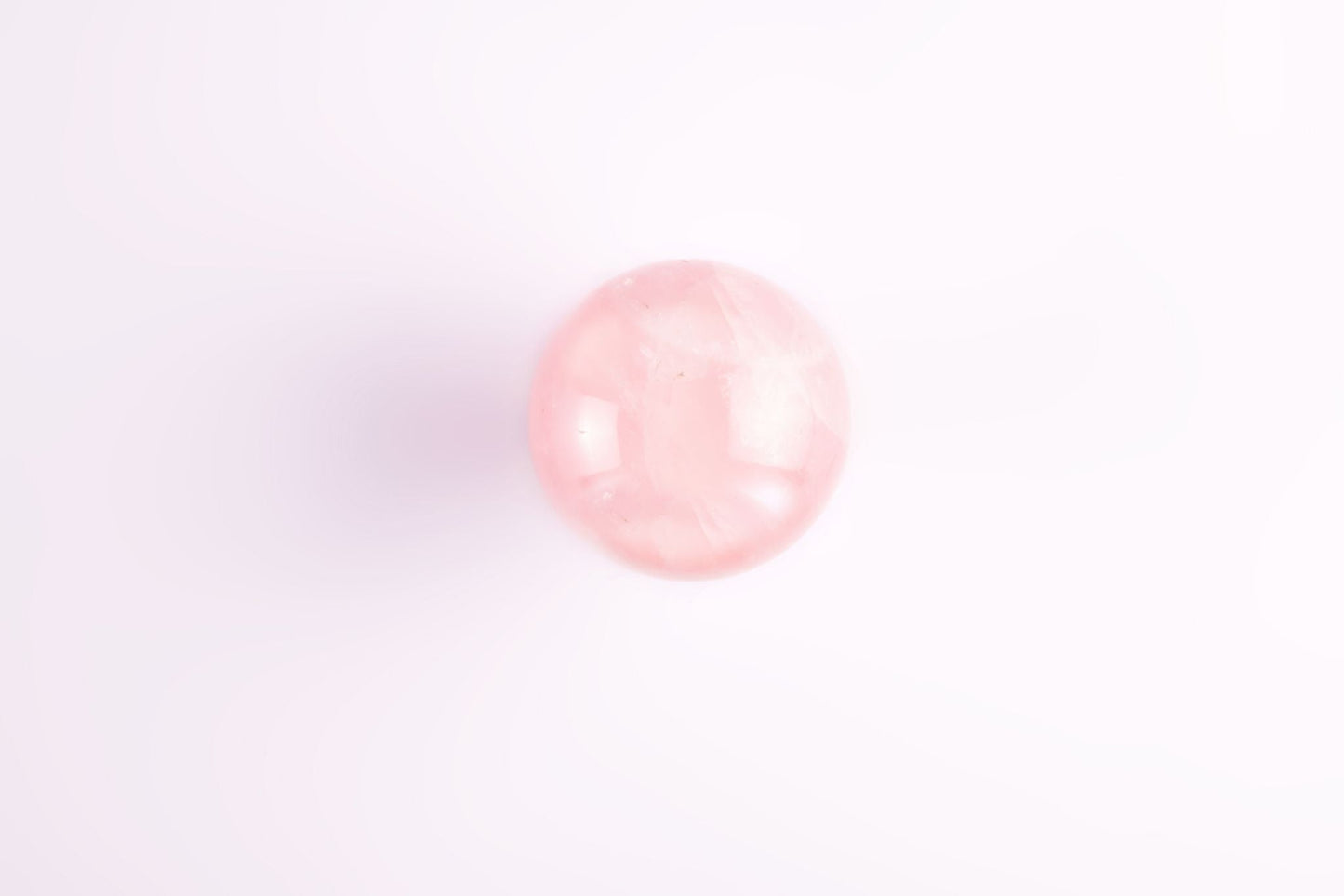 Rose Quartz Ball 176.2g - Bodh Crystals Ca