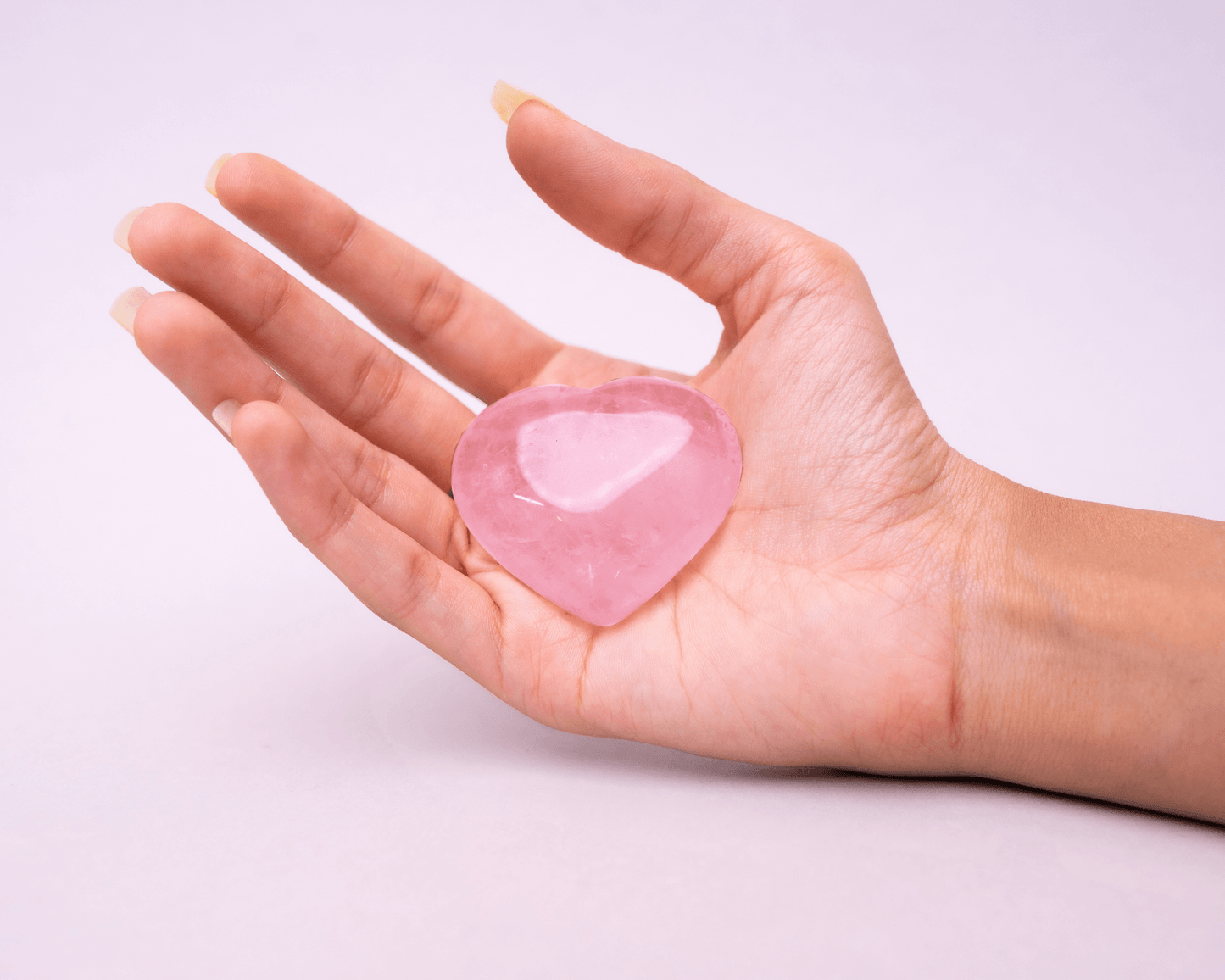 Rose Quartz Hearts - Bodh Crystals Ca