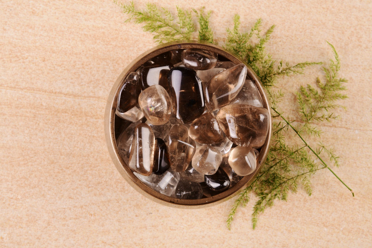 Smoky Quartz Tumble - Bodh Crystal CA
