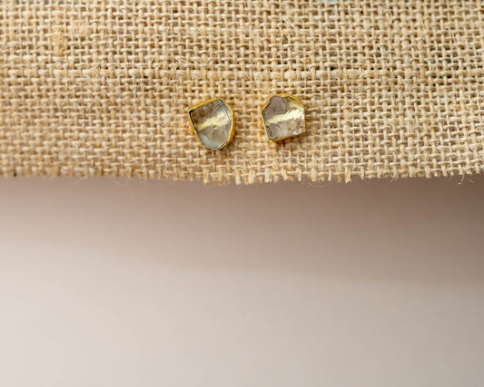 Citrine Studs - Bodh Crystals Ca