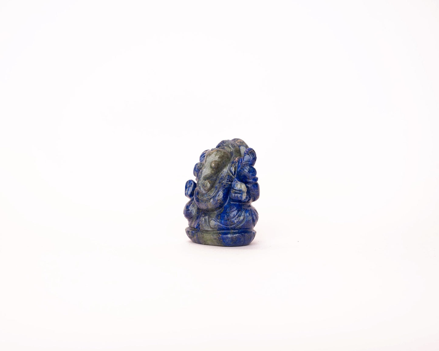 Lapis Lazuli Ganpati 220.9g - Bodh Crystals Ca