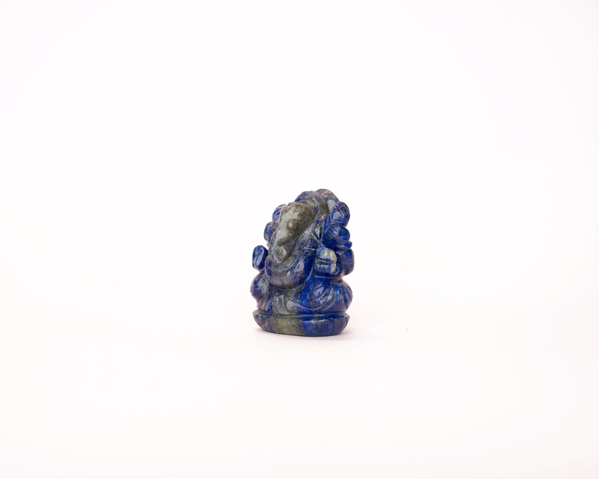 Lapis Lazuli Ganpati 220.9g - Bodh Crystals Ca