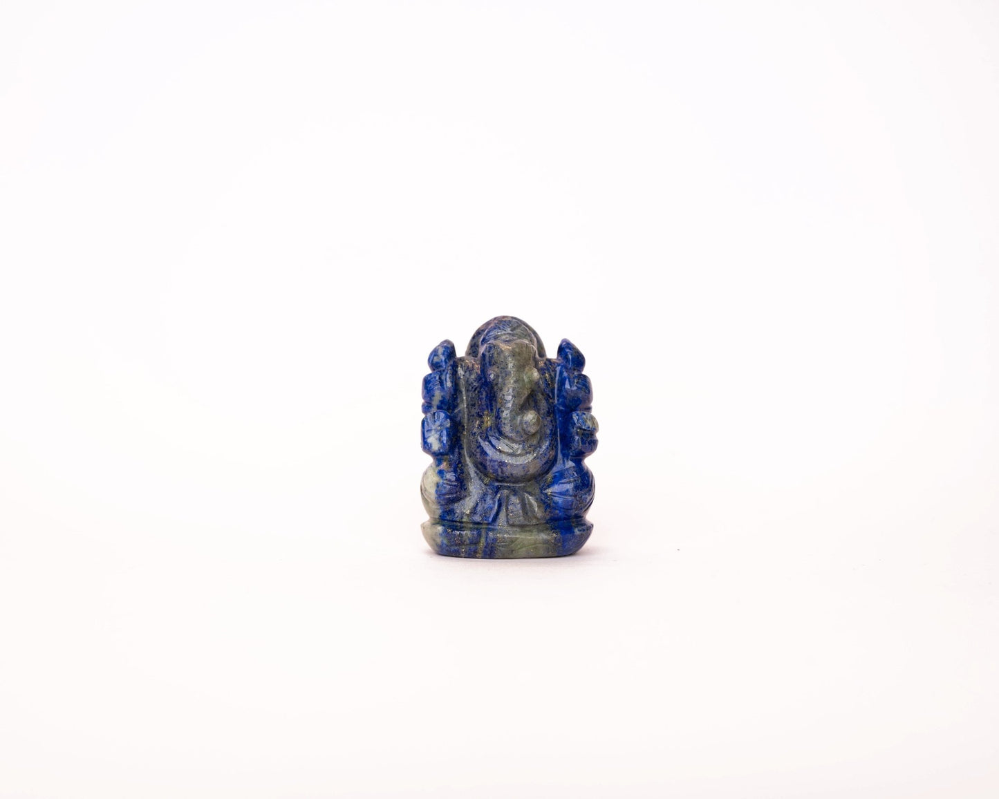 Lapis Lazuli Ganpati 220.9g - Bodh Crystals Ca