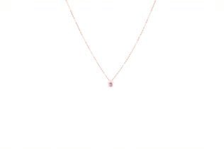 Rose Quartz Drop Necklace - Bodh Crystals Ca