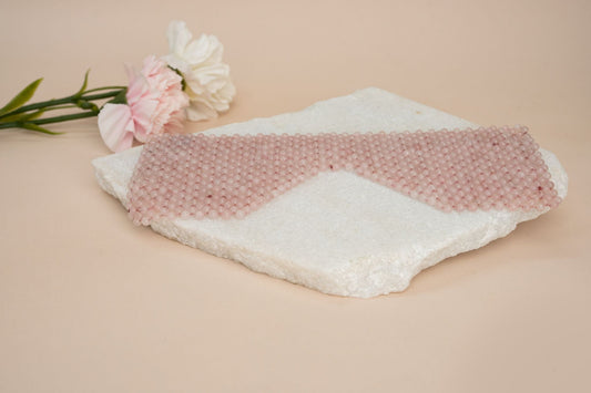 Rose Quartz Eye Mask - Bodh Crystals Ca