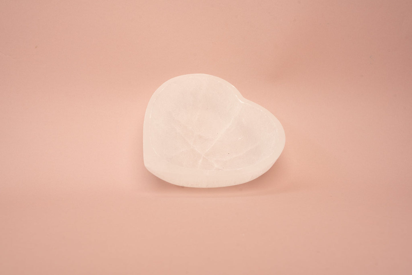 Selenite Heart Bowl - Bodh Crystals Ca